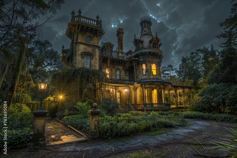 Haunted Mansion Flashlight Tour