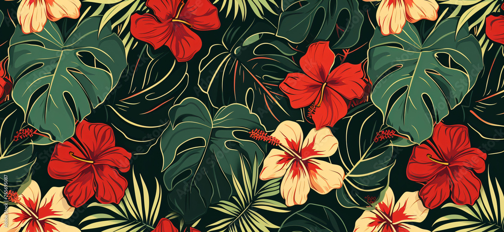seamless floral pattern print, bouquets, flower compositions seamless floral pattern print, bouquets, flower compositions