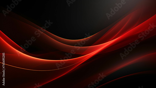 abstract wavy red wallpaper © pickypix
