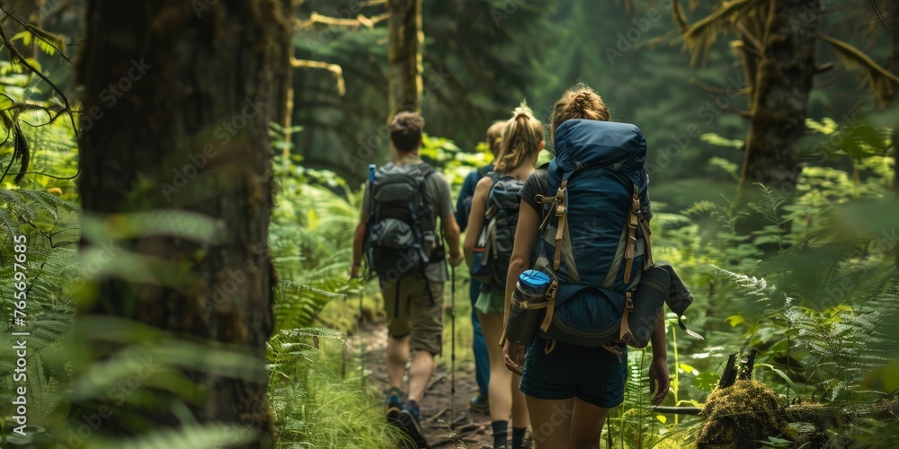 Backpacking Through Forest