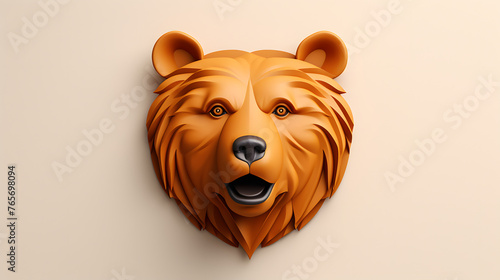 Bear Icon 3d