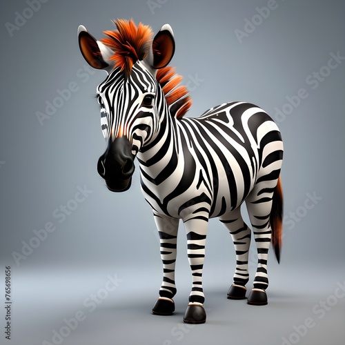 Cartoon Zebra