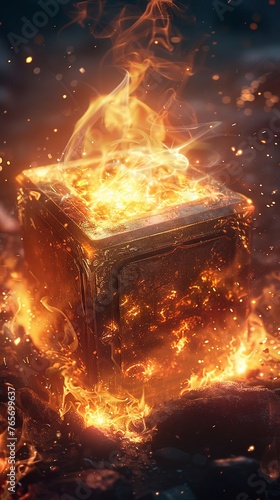 Magic box unleashing firestorm high angle