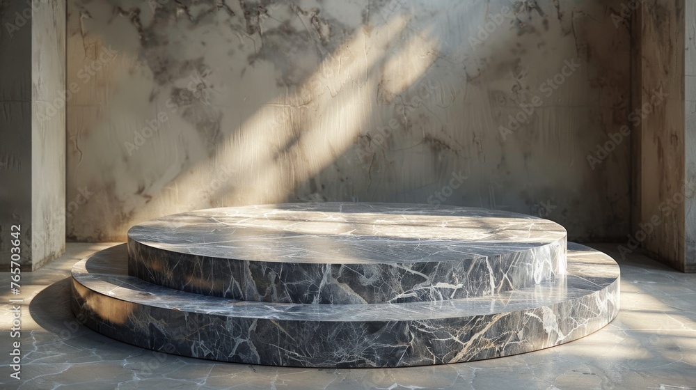 Marble Pedestal in Room Marble Pedestal in Room