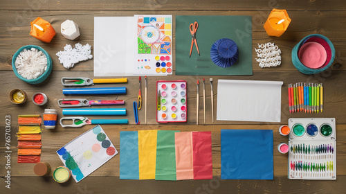 Assorted Materials for Festival Crafts