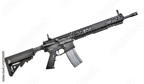 Assault rifle with high capacity magazine