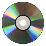 cd dvd disc isolated on transparent background