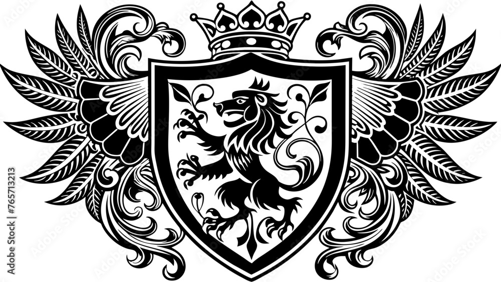 heraldry-side-patterns-with-white-background heraldry-side-patterns-with-white-background