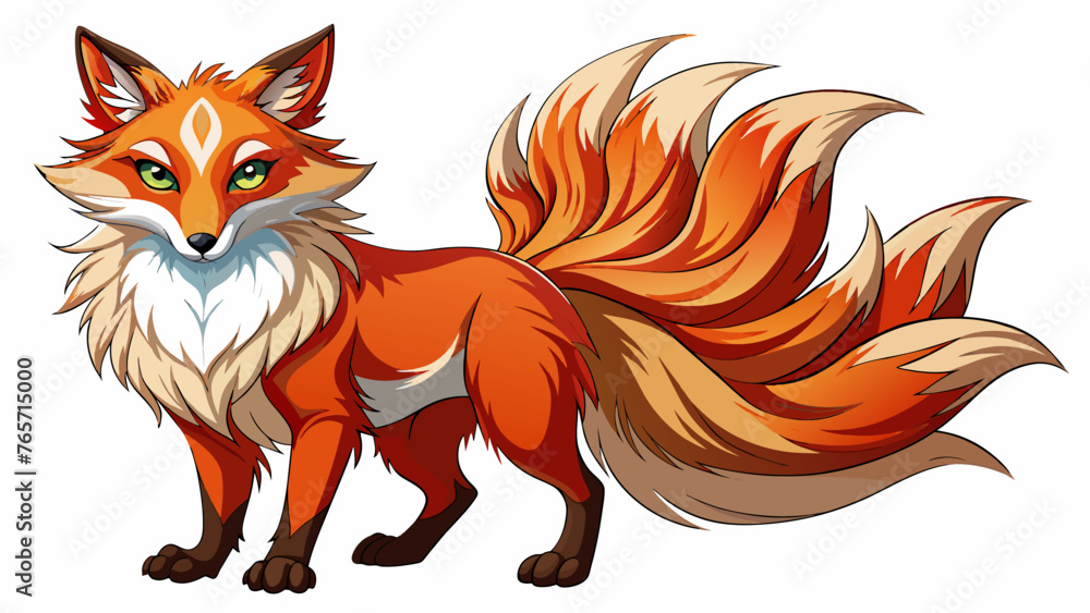 a fox vector illustration