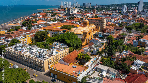 Drone images of Cartagena, Colombia from above © Anton Gots