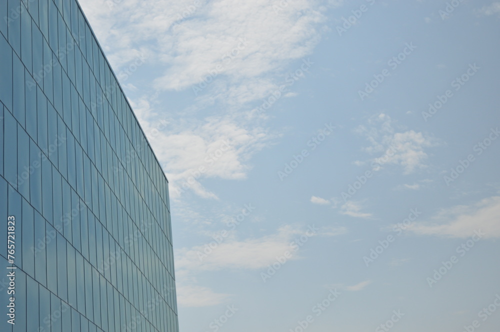 modern office building with blue sky modern office building with blue sky