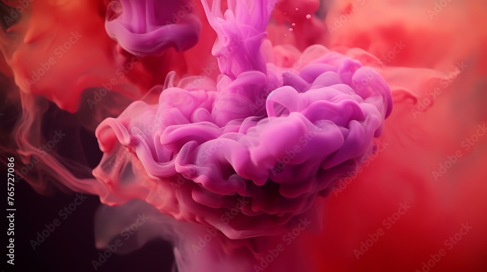 Obraz premium Colorful ink in water. Ink in water. Abstract background.