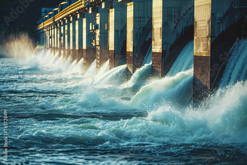 Hydroelectric dam photo