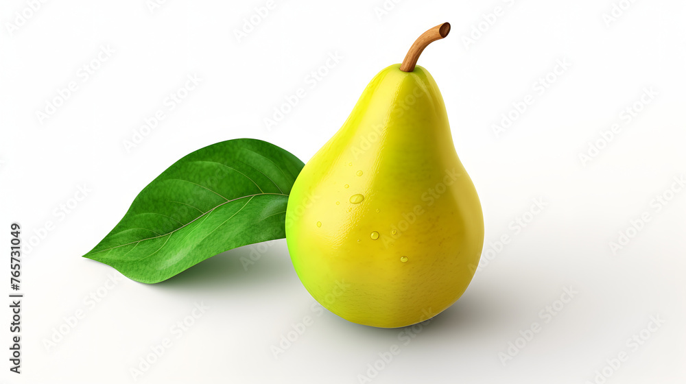 Pear fruit Icon 3d