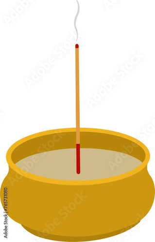 Burn incense and pray for faith