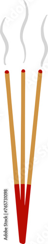 Burn incense and pray for faith