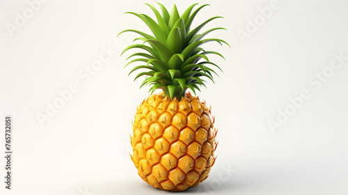 Pineapple Icon 3d