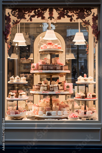 Savoring the Visual Delight: French P�tisserie Window Display photo