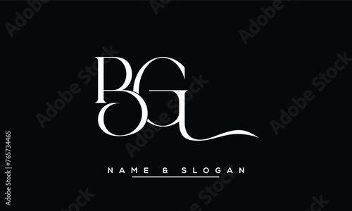 BG, GB, B, G Abstract Letters Logo Monogram