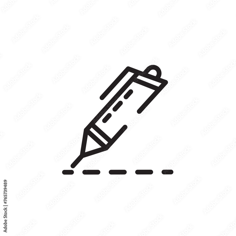 Draw Edit Pen Line Icon Draw Edit Pen Line Icon