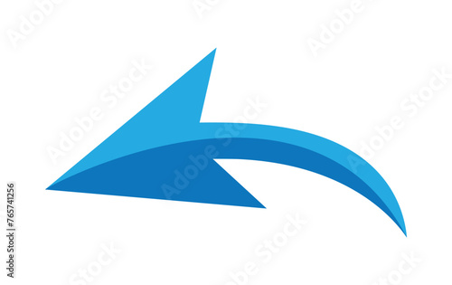 red arrow icon png on white background. flat style. arrow icon for your web site design, logo, app, UI. arrow indicated the direction symbol. curved arrow sign