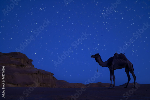 Photo of Towers and camel with stars