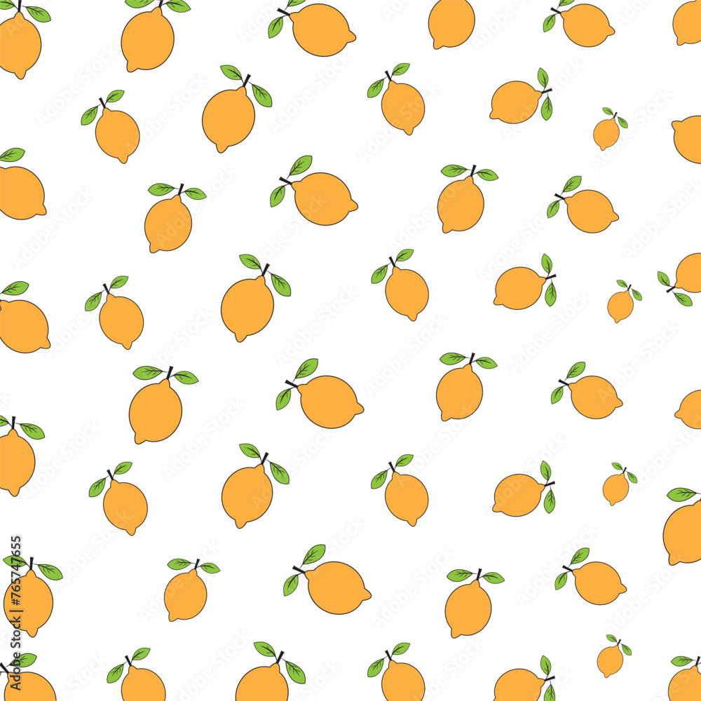 Lemon vector background Lemon vector background