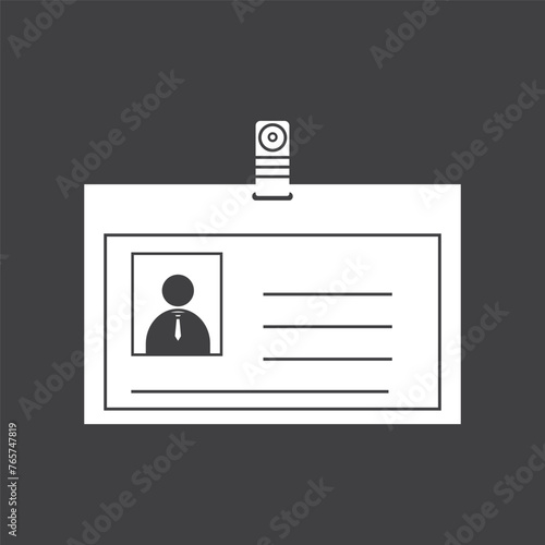Identity card icon