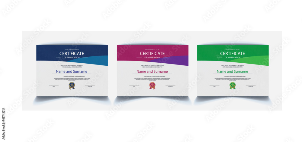 Certificate Design Certificate Design