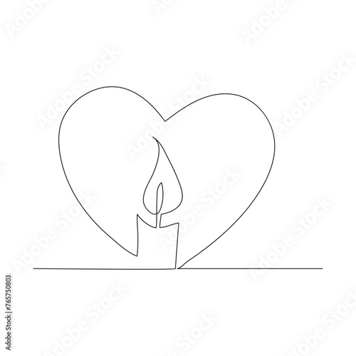 Continuous line drawing candle vector illustration design
Coloring page for kids white halloween candles vector illustration,
