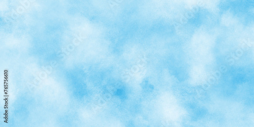 Watercolor illustration art marble painting abstract blue color texture, Stain artistic vector used as being an element, design and card, Hand painted abstract soft sky blue watercolor sky and clouds.