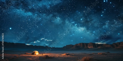 Starry Desert Camping