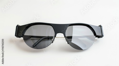 Eclipse viewing glasses isolated on a white background