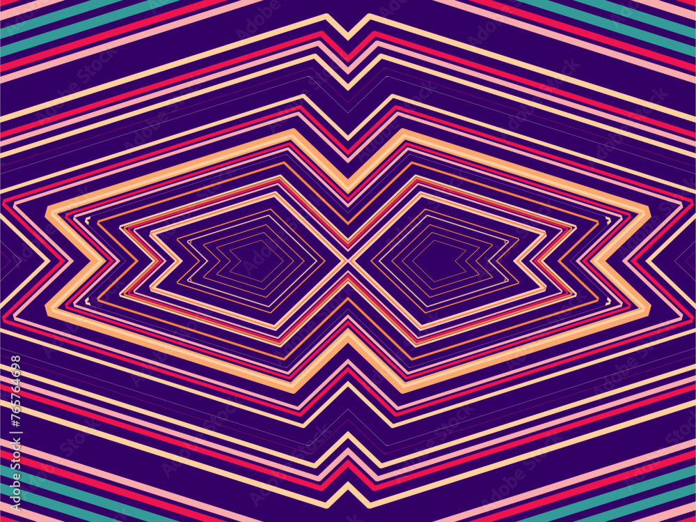 Abstract Background of Colorful Lines. Geometric Digital Art. Modern wallpaper. Abstract Background of Colorful Lines. Geometric Digital Art. Modern wallpaper.