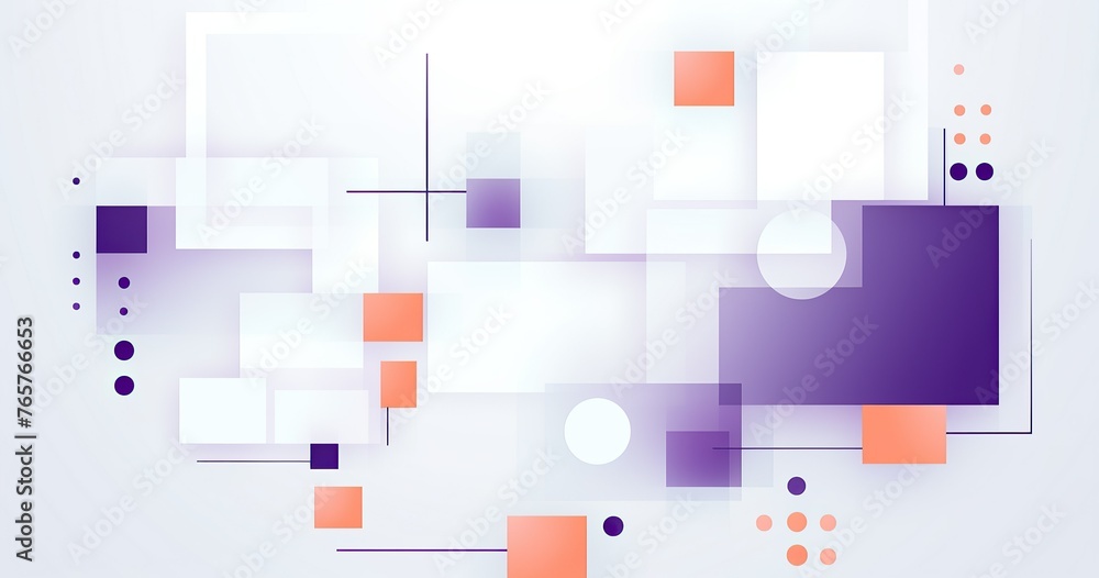 abstract beautifull background with beautifull geometric elements, simple vector style, flat design, minimalistic style, purple color, simple shapes, modern style