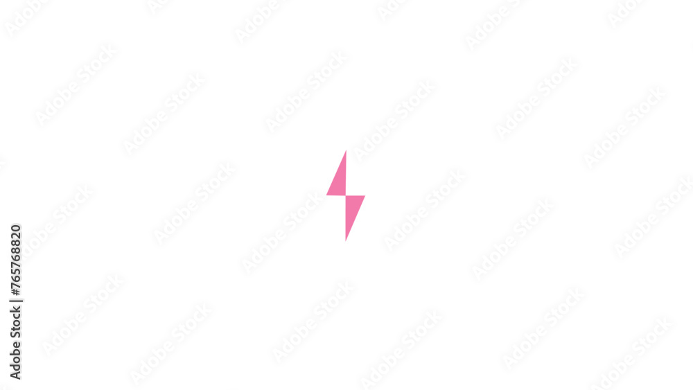 Black single thunder bolt line icon,Energy icon vector. Simple storm sign on white background. Black single thunder bolt line icon,Energy icon vector. Simple storm sign on white background.