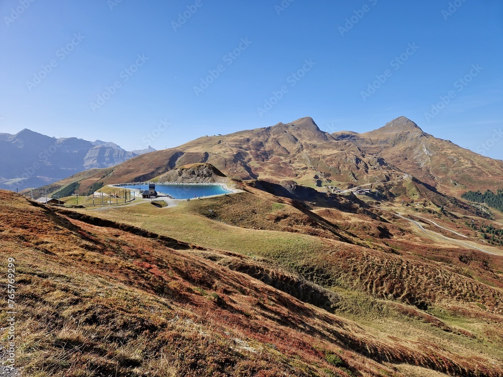 Fototapeta premium Eiger Trail Mountain Lake