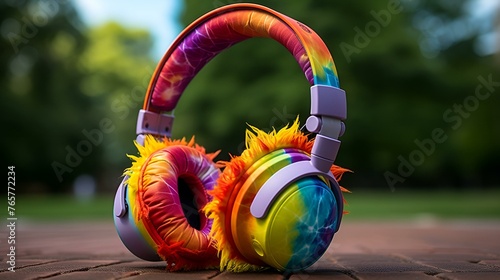 rainbow Headphones