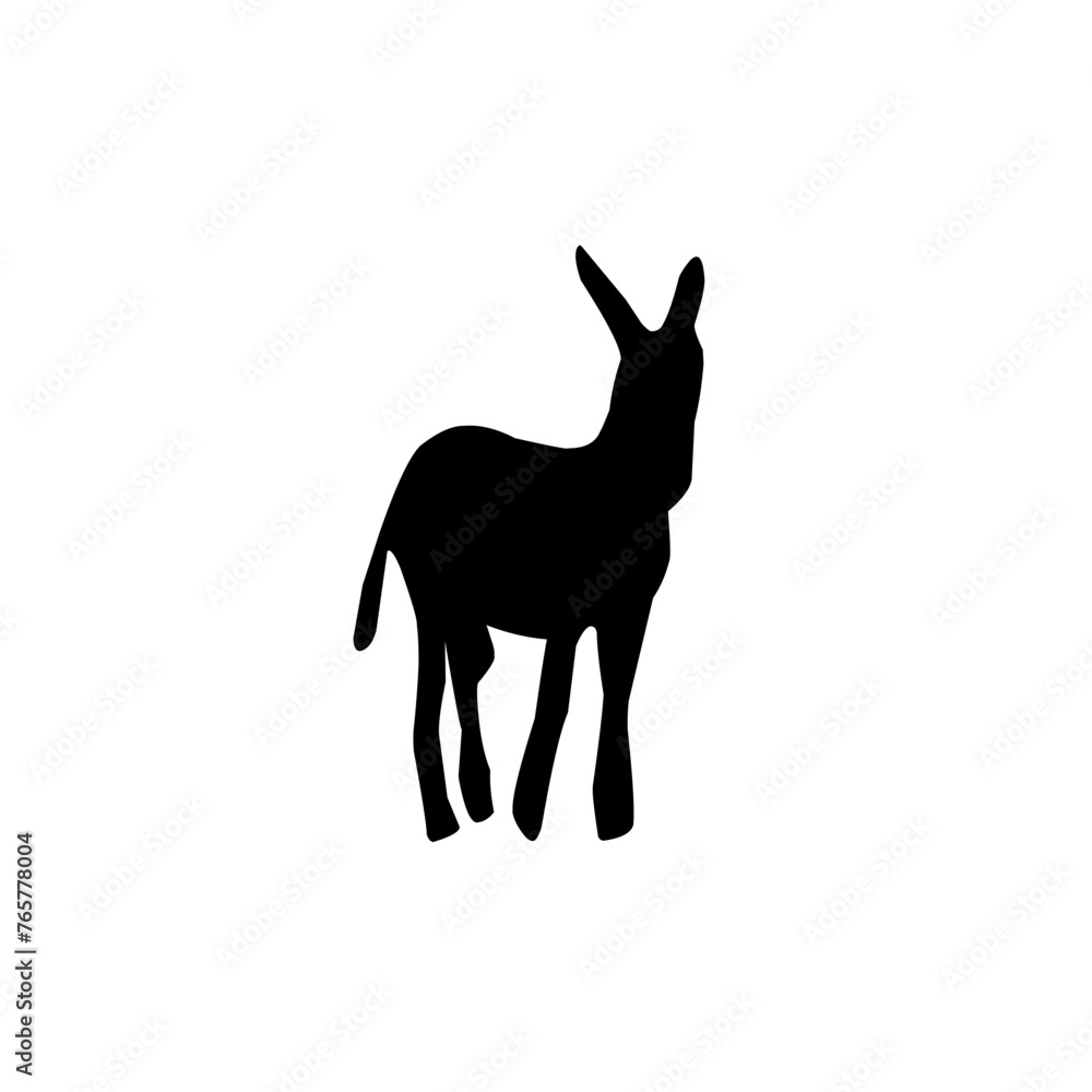 Donkey silhouette