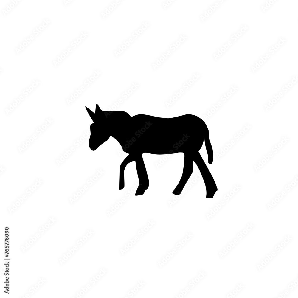 Donkey silhouette
