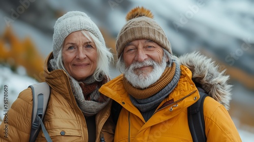 couple in winter