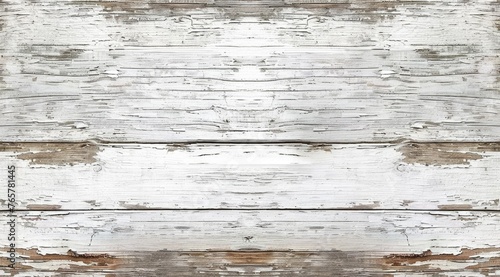 Distressed White Rustic Wood Background