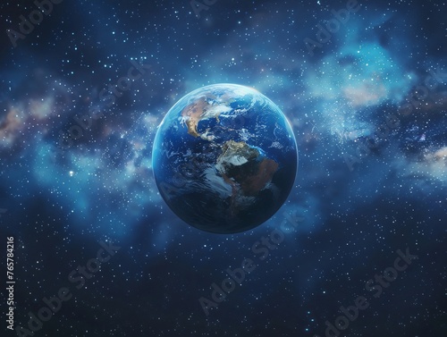 earth in space © Hachem