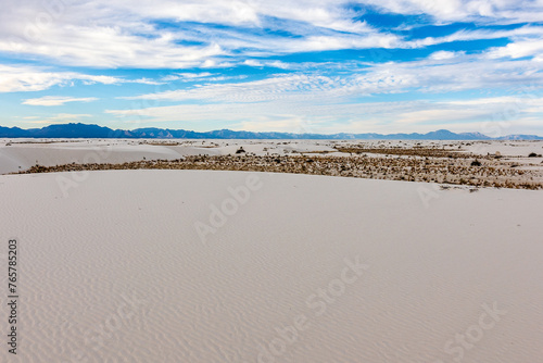 Spectacular landscape views at White Sands National Park.