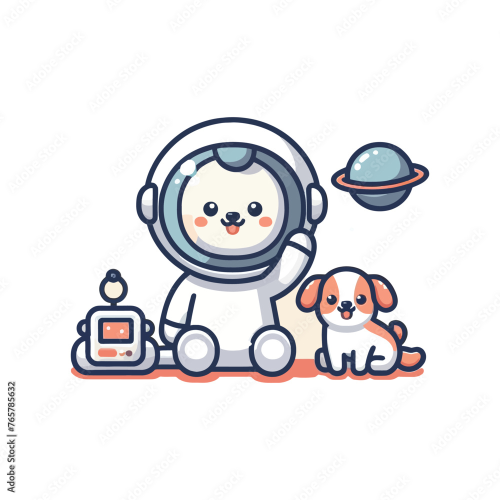 Cute dog cartoon illustration Cute dog cartoon illustration