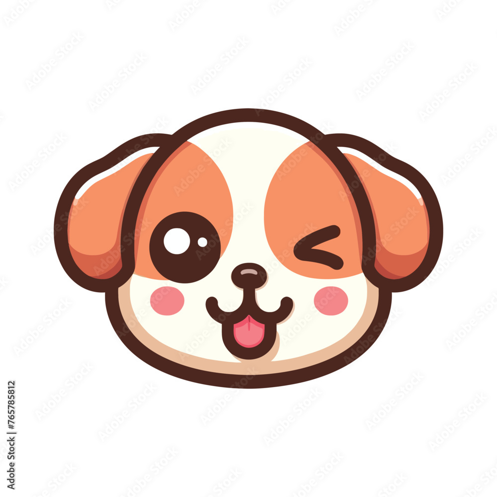 Cute dog cartoon illustration Cute dog cartoon illustration