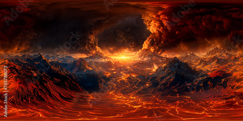 Volcanic Earth v2 8K VR 360 Spherical Panorama