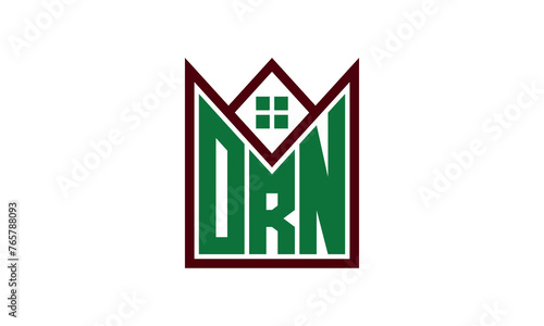 ORN initial letter builders real estate logo design vector. construction, housing, home marker, property, building, apartment, flat, compartment, business, corporate, house rent, rental, commercial
