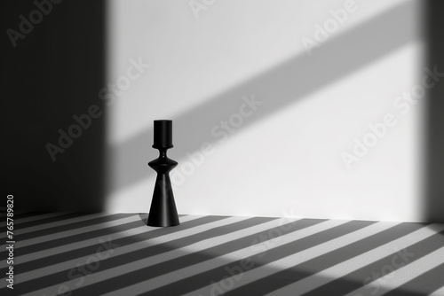 Graphic resources. Abstract minimalist composition of objects and hard casting shadows