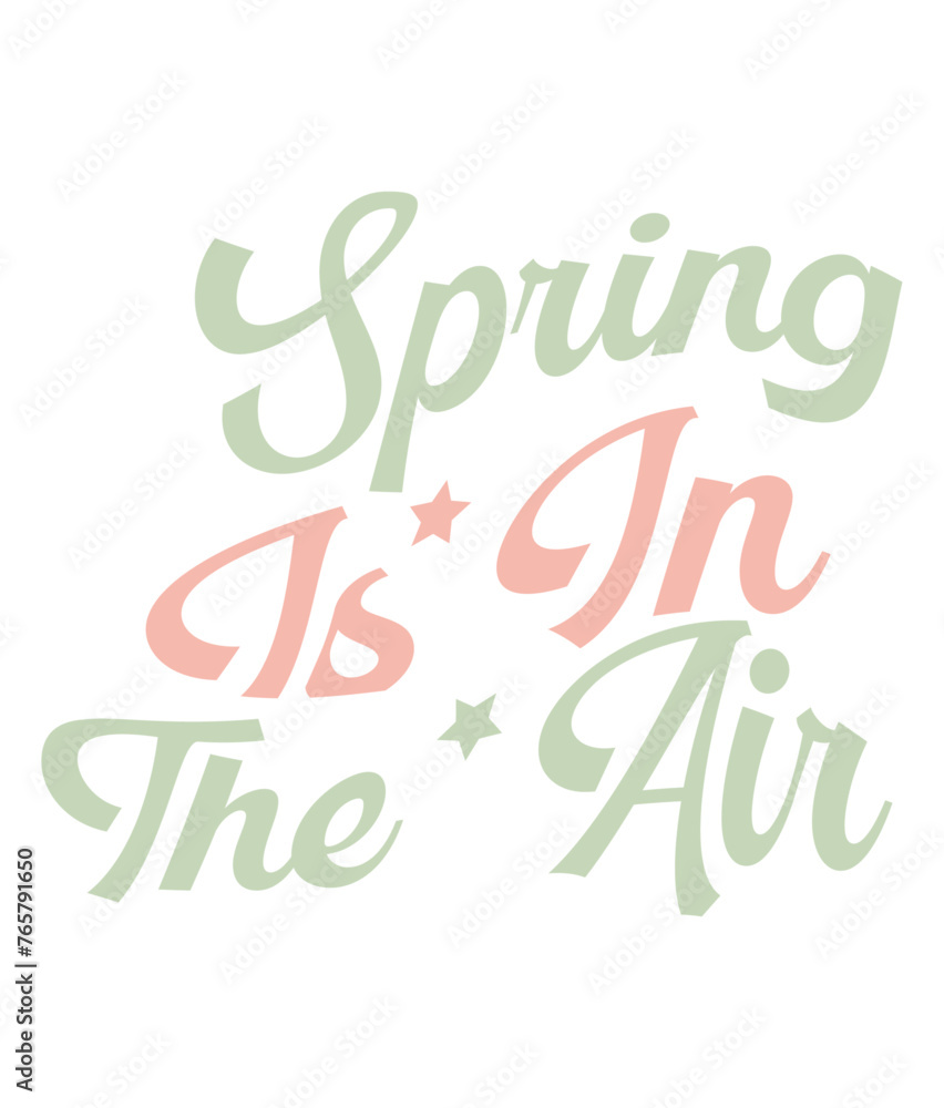 Fototapeta premium Retro, Spring Craft Design. T-shirt Design. Illustration